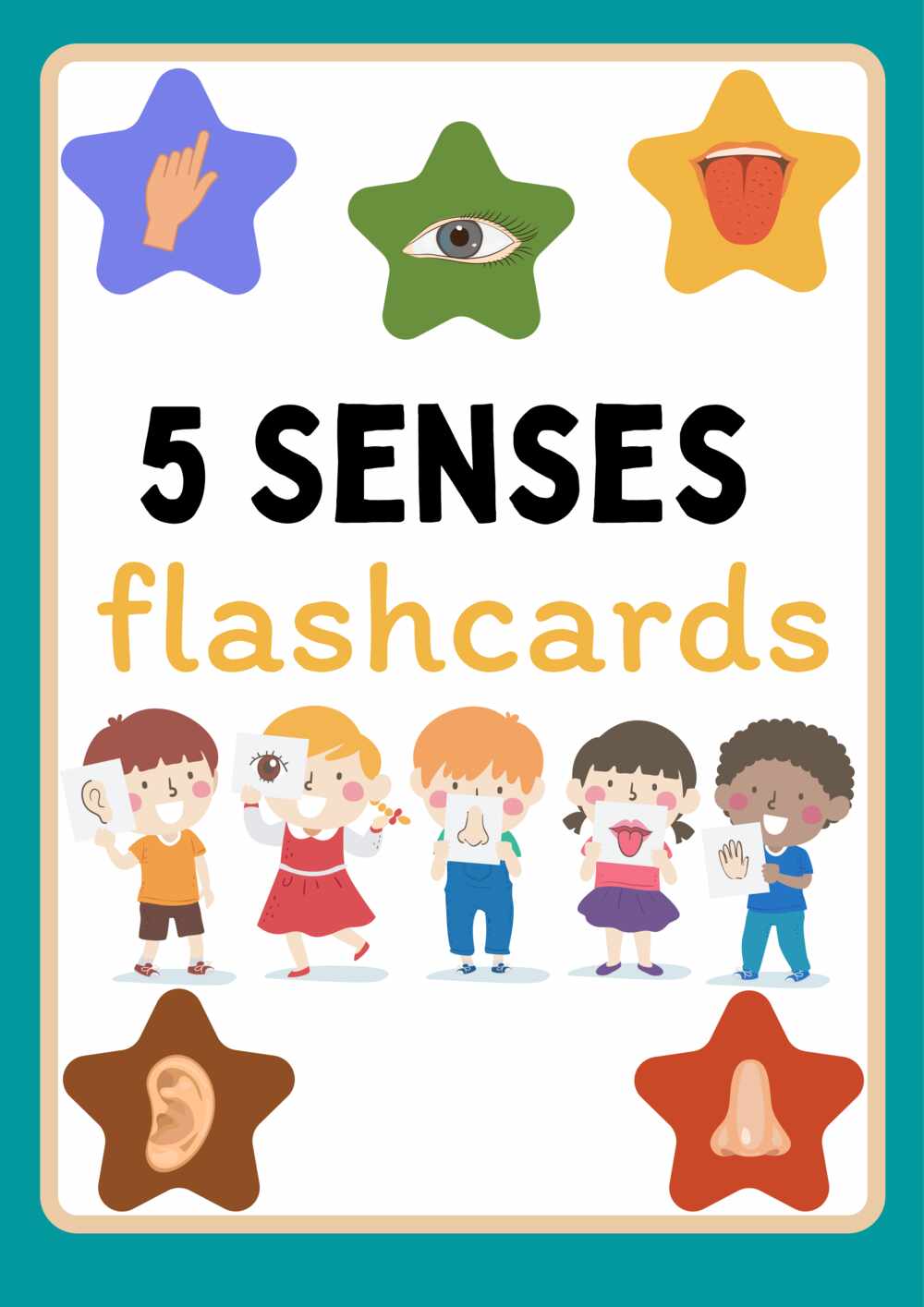 Colorful senses Flascards